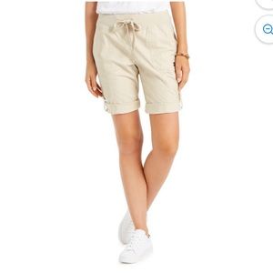 Tommy Hilfiger Sport Pocketed Zippered Roll-tab Drawstring Shorts